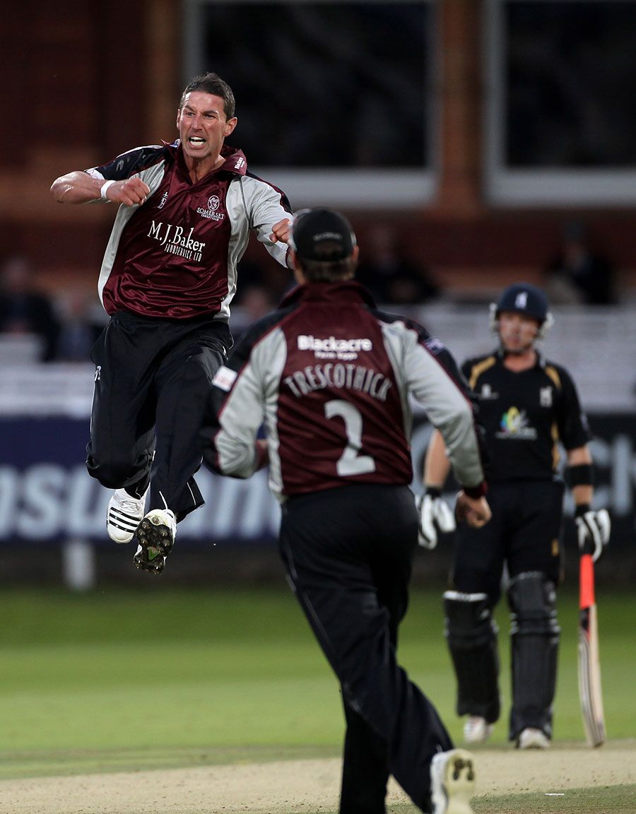 Ben Phillips claimed the big wicket of Jonathan Trott during a fine spell
