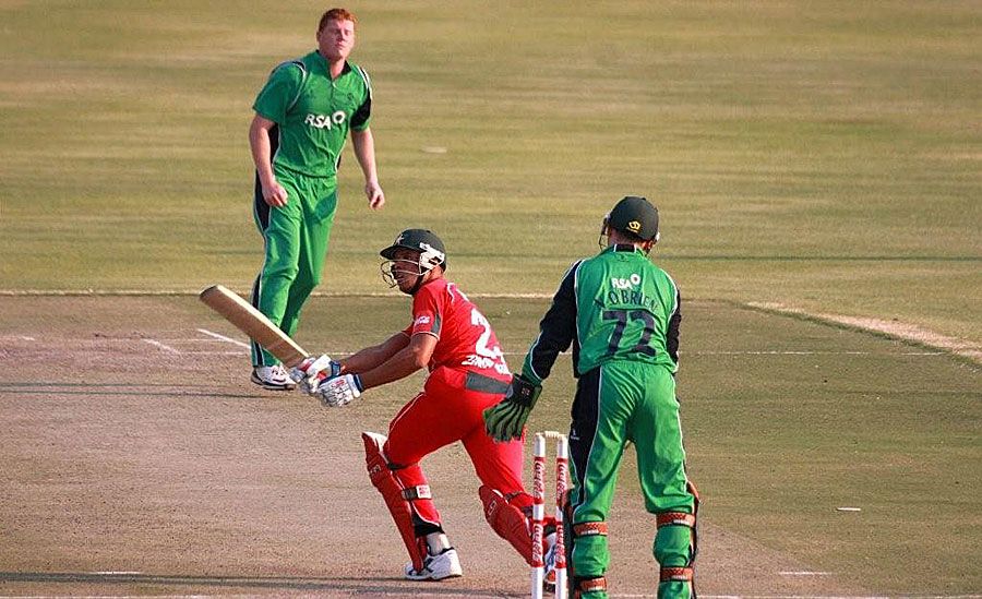 Ed Rainsford seals the win with a last-ball six