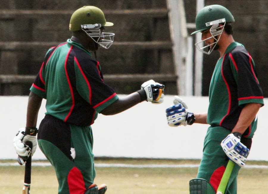 David Obuya and Seren Waters added 55 for the first wicket