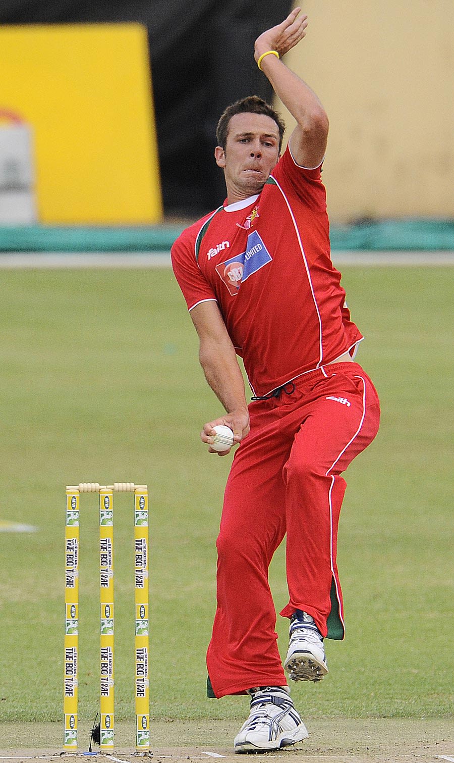 Ian Nicolson was smashed around by South Africa's openers