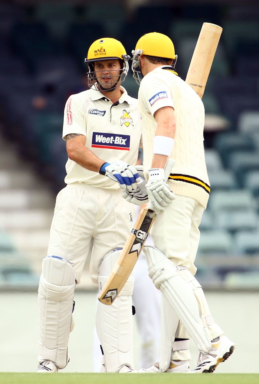 Adam Voges and Wes Robinson both made half-centuries during Western Australia's innings