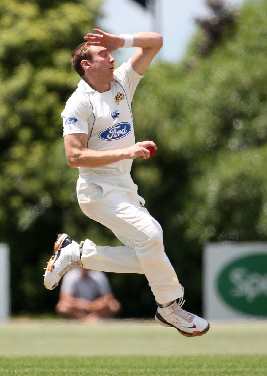 James McMillan toiled hard for one wicket