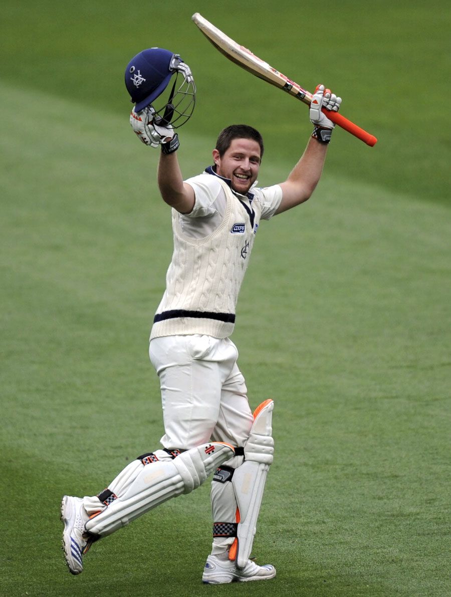 Michael Hill reaches his century