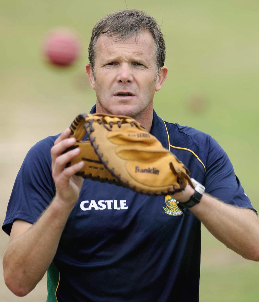 South Africa coach Corrie van Zyl at a training session