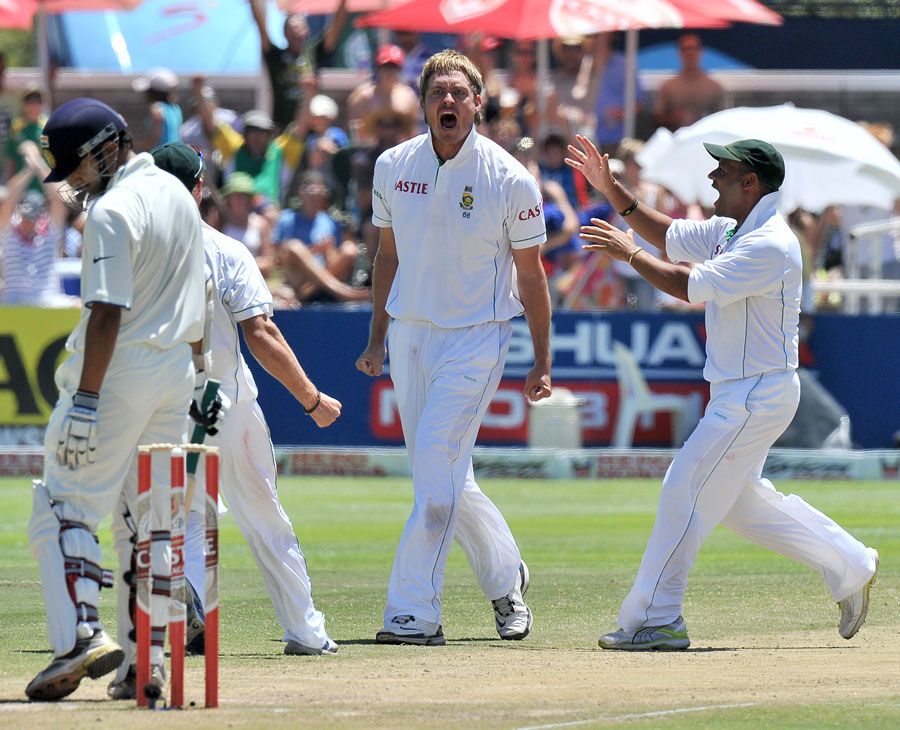 Paul Harris is thrilled after dismissing Gautam Gambhir