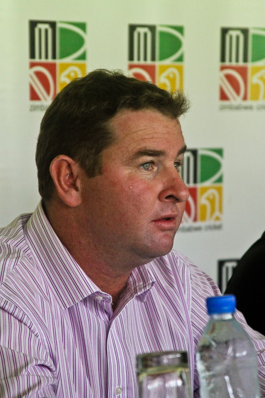 Chairman of selectors Alistair Campbell announces Zimbabwe's World Cup squad