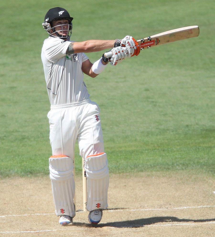 Reece Young plays the pull shot