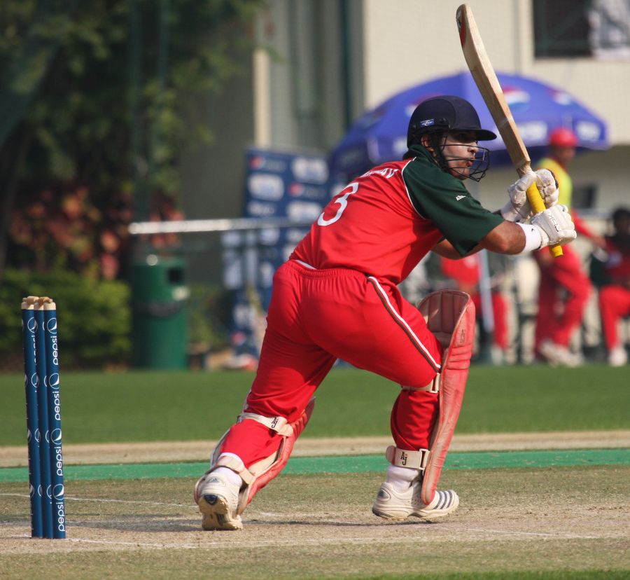 Vaibhav Wategaonkar flicks to midwicket during his 68