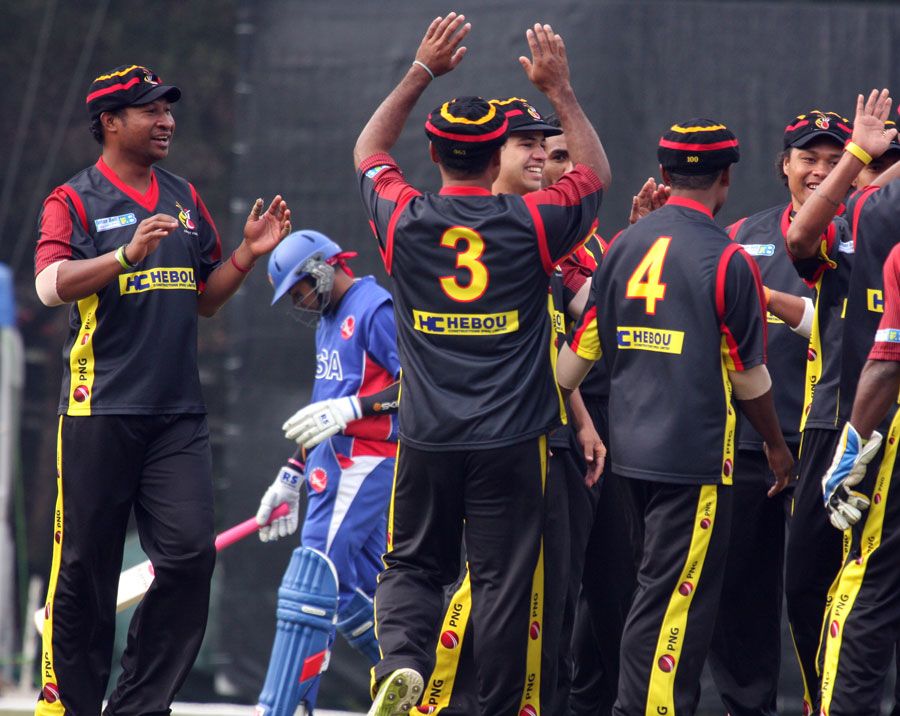 Steve Massiah reached double figures, but could not resist PNG's domination