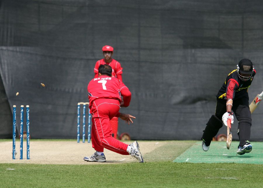 Najeeb Amar ran Hitolo Areni out for 18