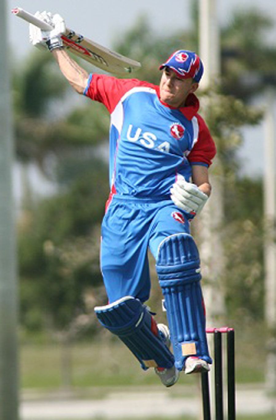 Cameron Mirza celebrates his century
