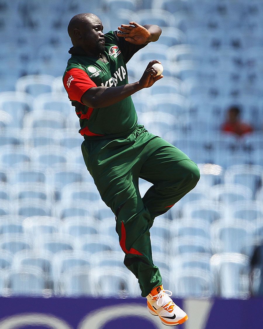 Thomas Odoyo opened the bowling for Kenya