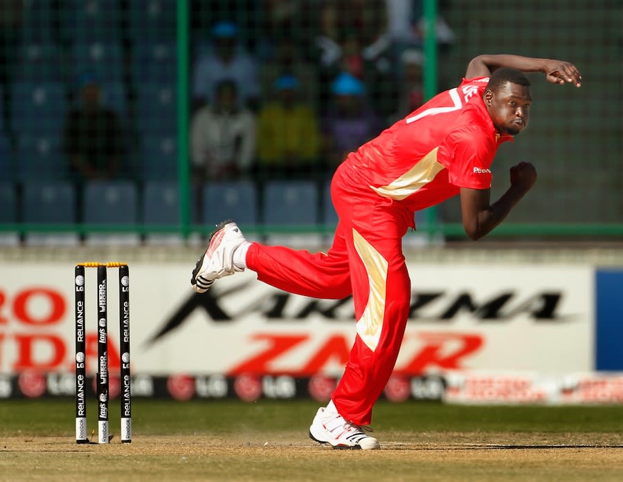 Henry Osinde in action at the Kotla