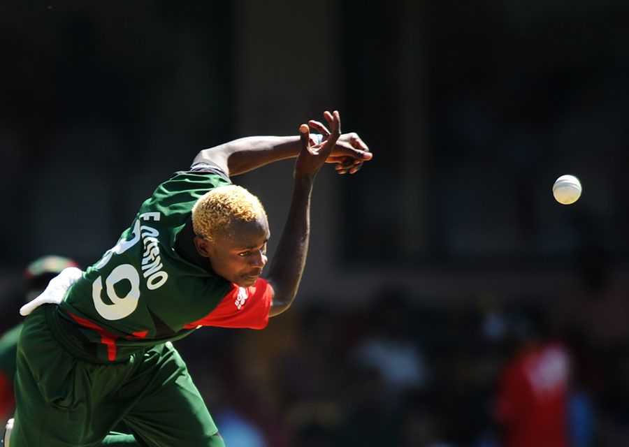 Elijah Otieno missed a tough catch off his own bowling