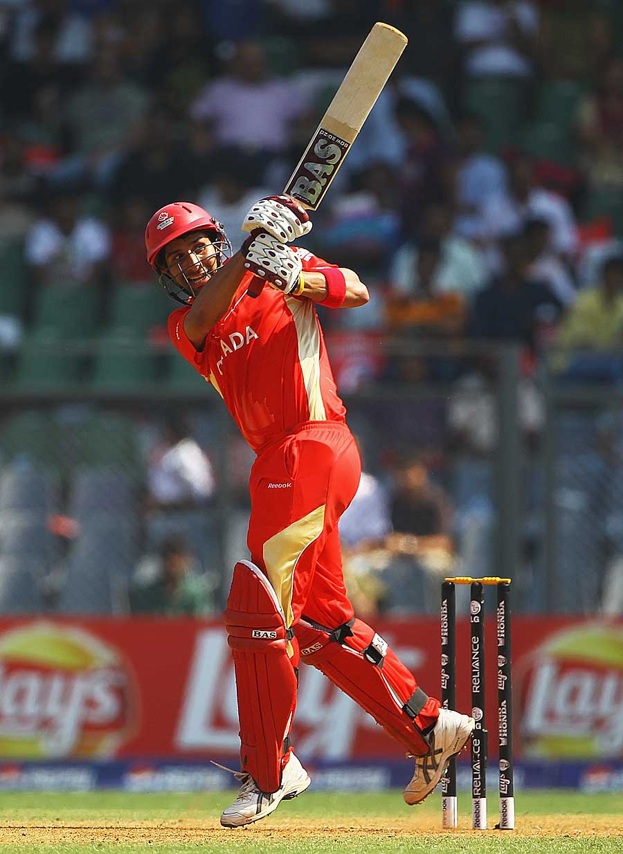 Jimmy Hansra starred for Canada with a fluent half-century