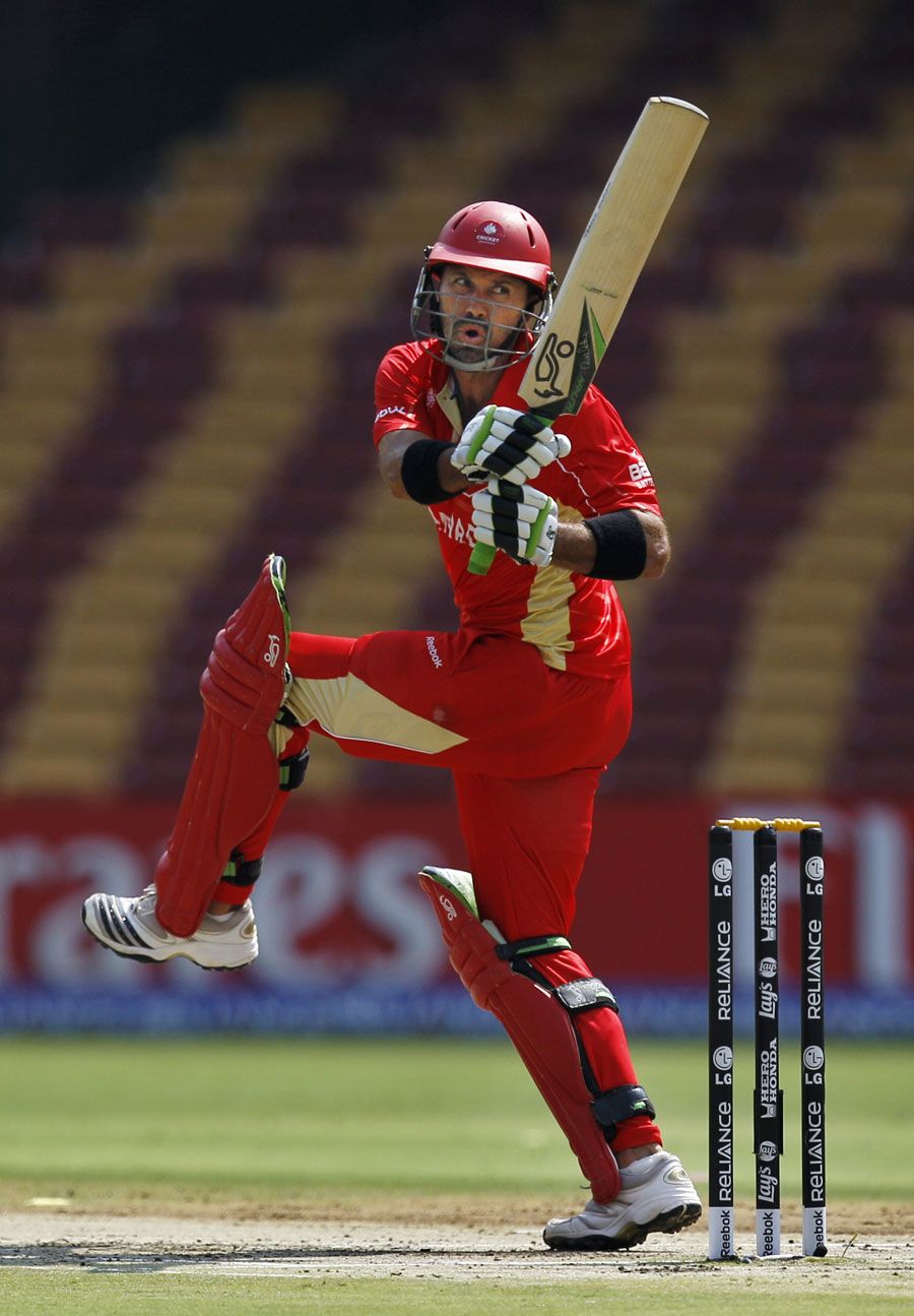 John Davison, in his final international match, was dismissed for 14