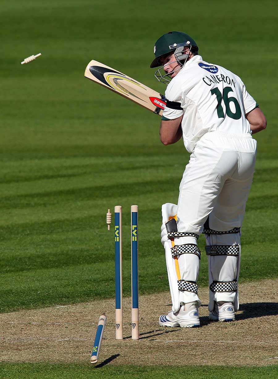 James Cameron regretted his leave against Ryan Sidebottom