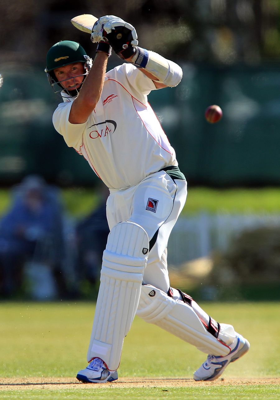 Claude Henderson helped Leicestershire's cause with a battling half-century