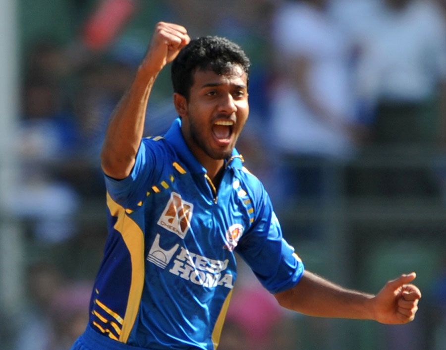 Abu Nechim dismissed Jesse Ryder and Mithun Manhas in quick succession