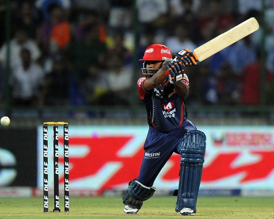 Venugopal Rao drives through the off side