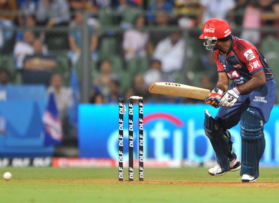 Venugopal Rao is bowled by Dhawal Kulkarni