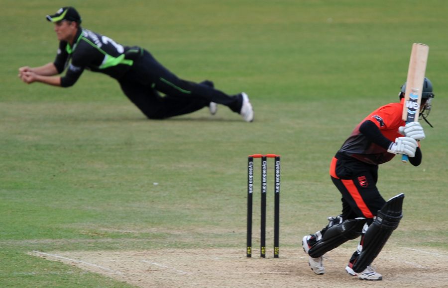 Rory Hamilton-Brown took a sharp catch to remove Matthew Boyce