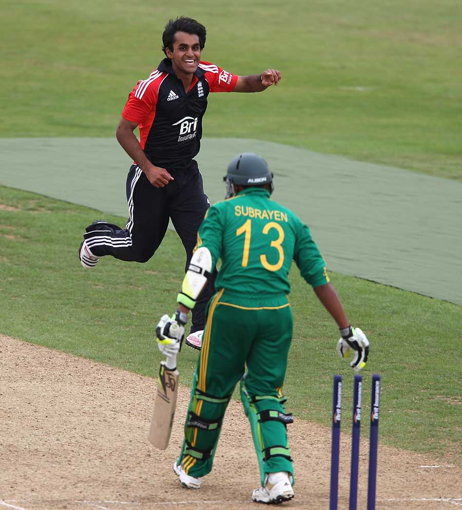 Aneesh Kapil took 4 for 36 to bowl out South Africa for 219