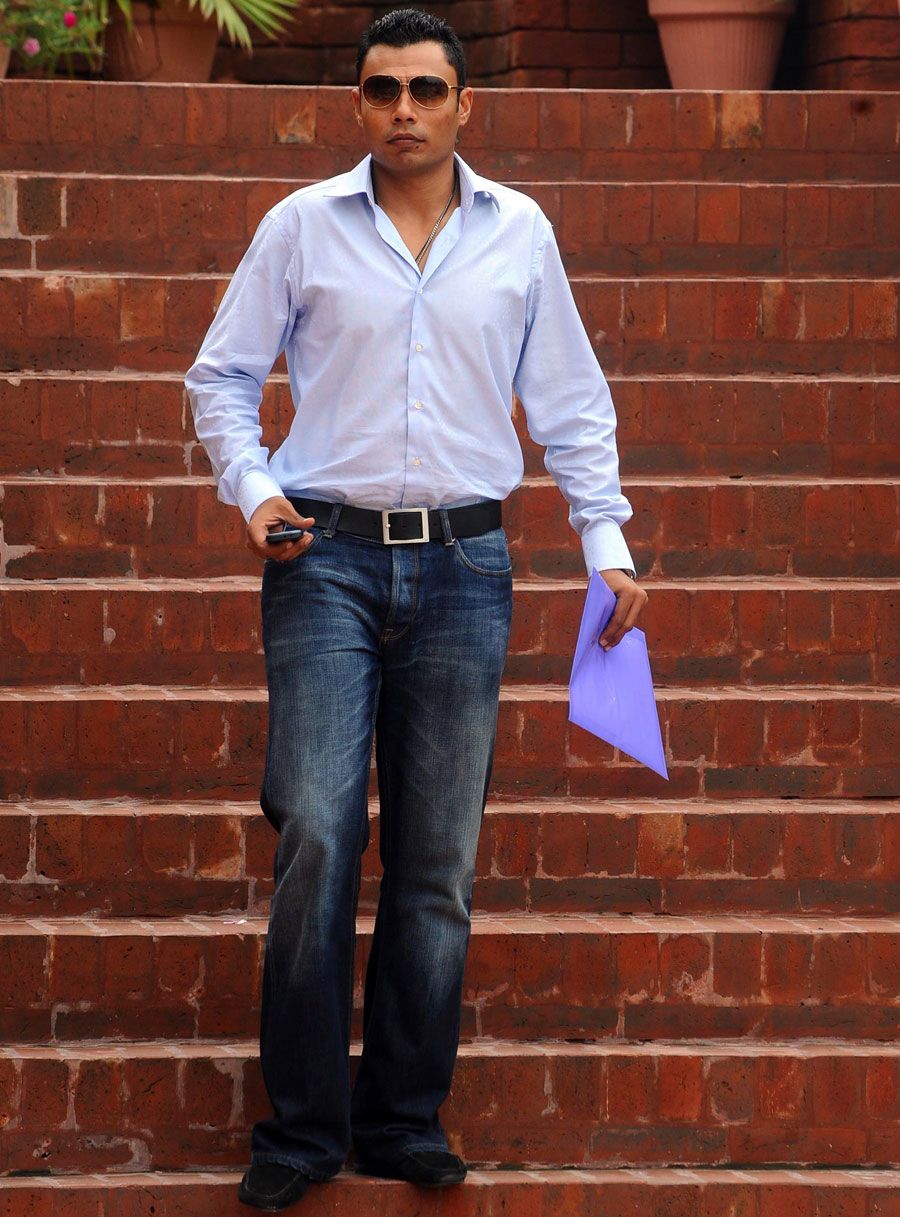 Danish Kaneria after his meeting with the PCB integrity committee