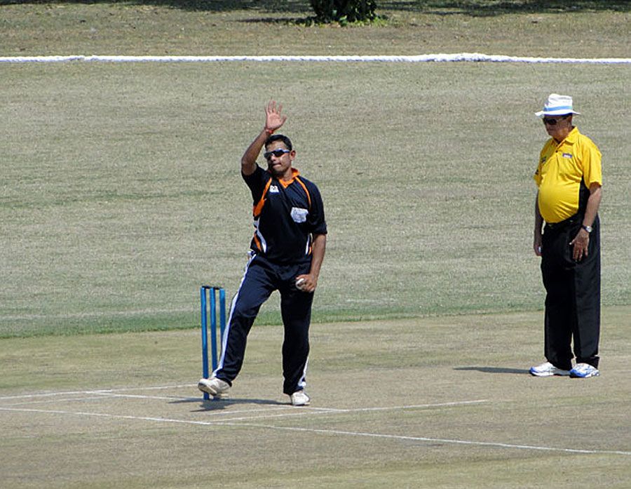 Hiren Varaiya picked up two wickets to help Rift Valley Rhinos to a win