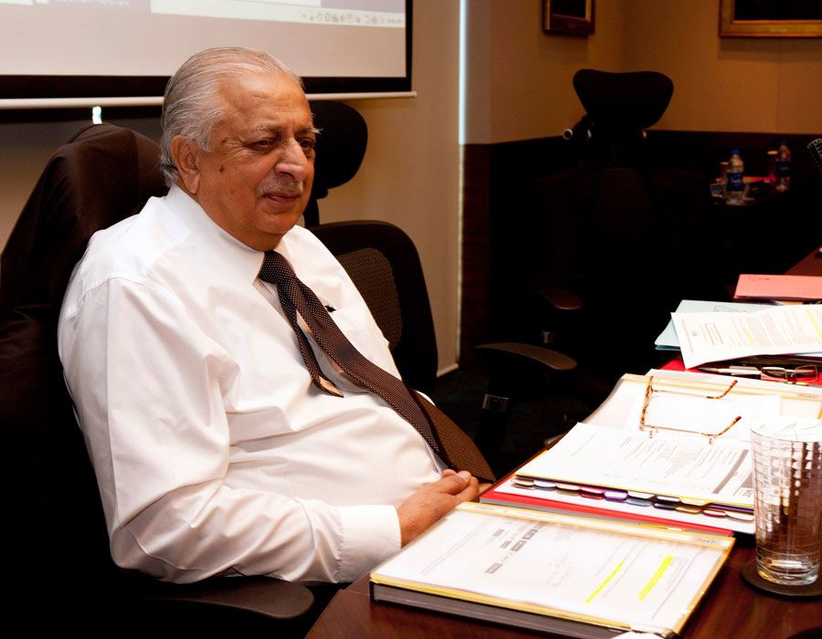 Ijaz Butt at the ICC executive board meeting