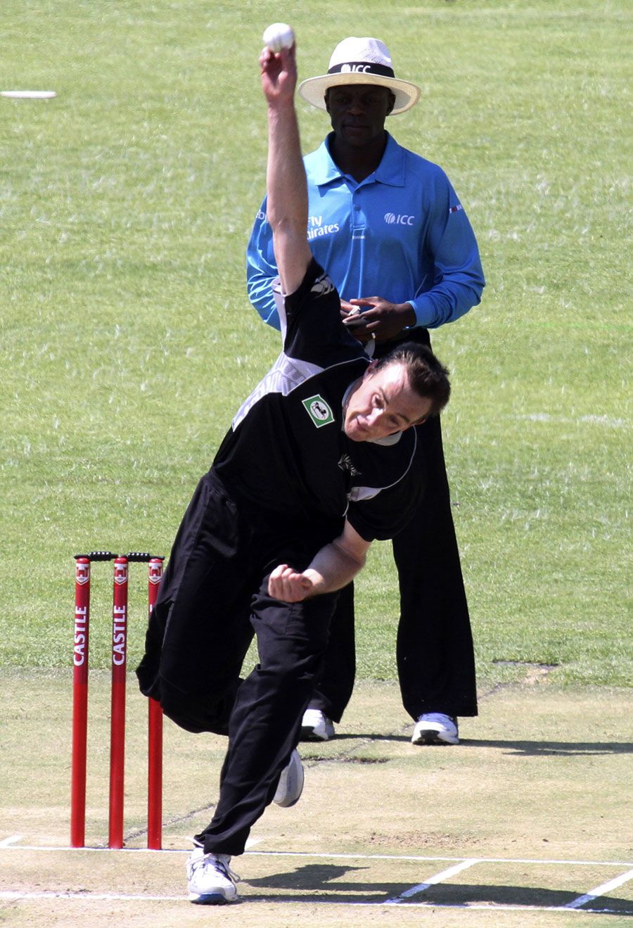Graeme Aldridge bowled impressively on debut