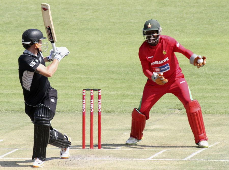 Rob Nicol edged behind to Forster Mutizwa