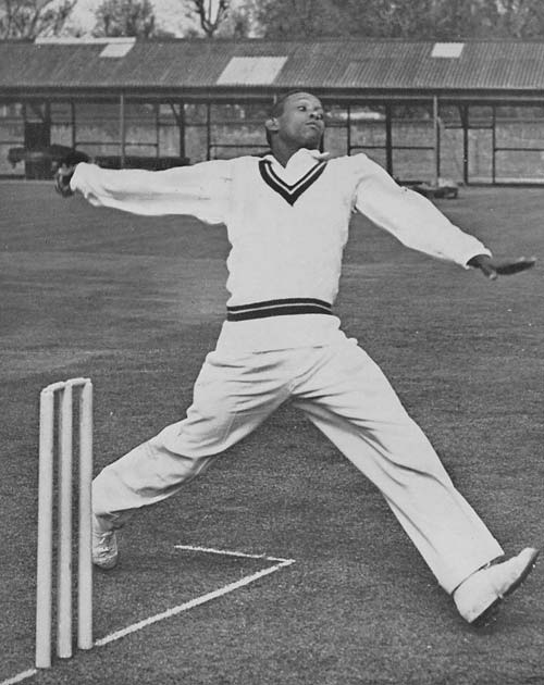Roy Gilchrist in action