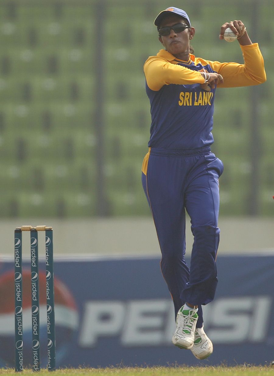 Suwini de Alwis struck twice in Sri Lanka's win over Netherlands