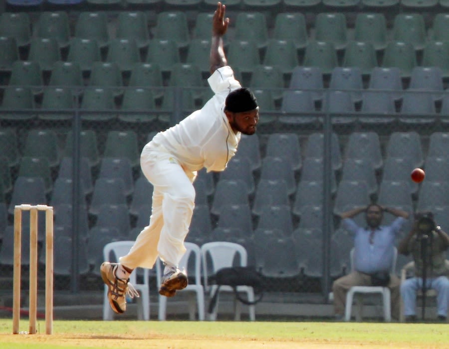 Balwinder Sandhu bowls on debut
