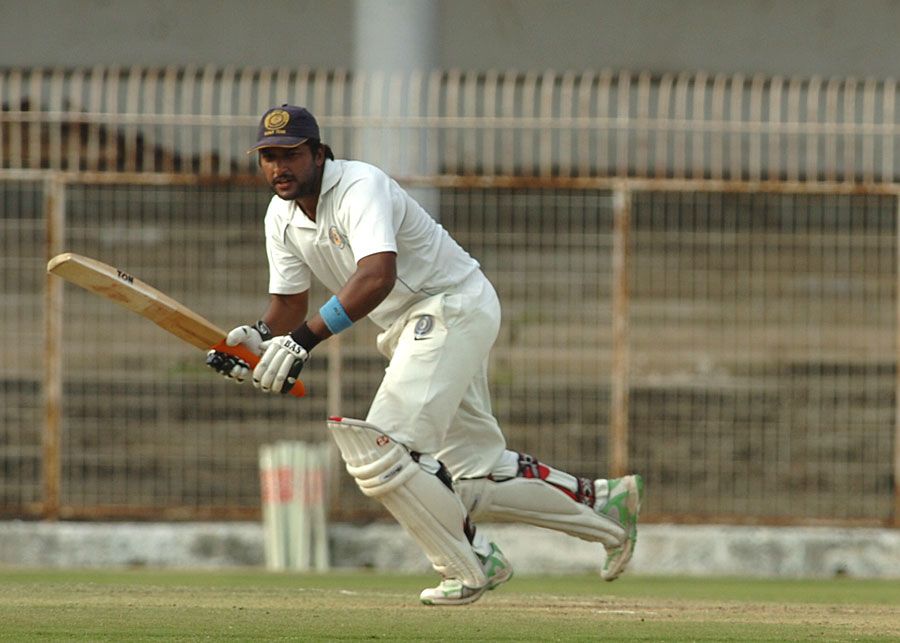 Arjun Yadav plays one to the on side
