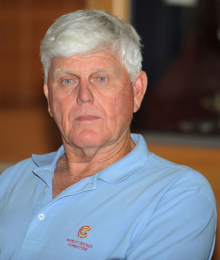Barry Richards at the MCC  World Cricket Committee conference 