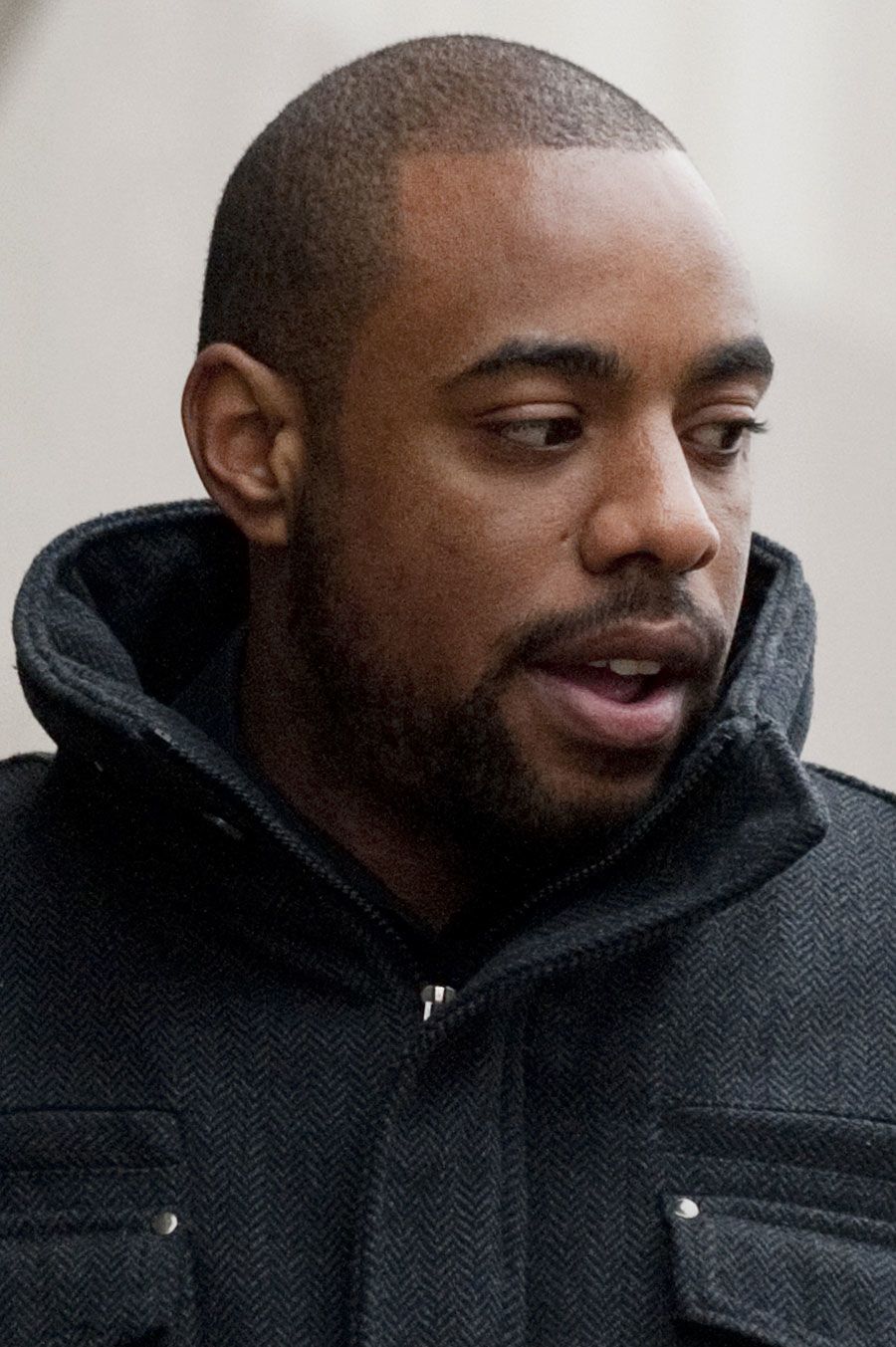 Mervyn Westfield outside the Old Bailey