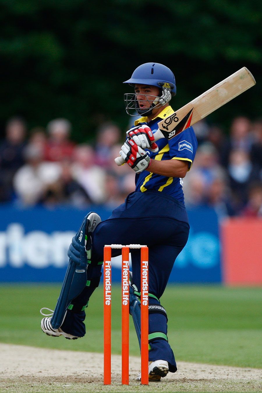 Chris Taylor was bowled by Wahab Riaz for five