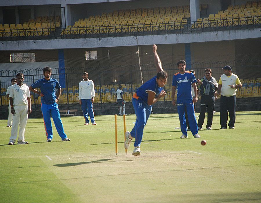 Central Zone train ahead of the Duleep Trophy final