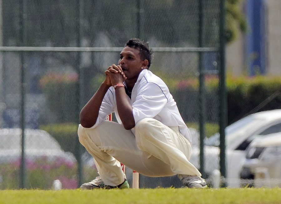 Ryan Austin finds a new way to celebrate a wicket