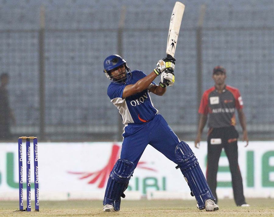 Nazmul Hossain Milon chances his arm