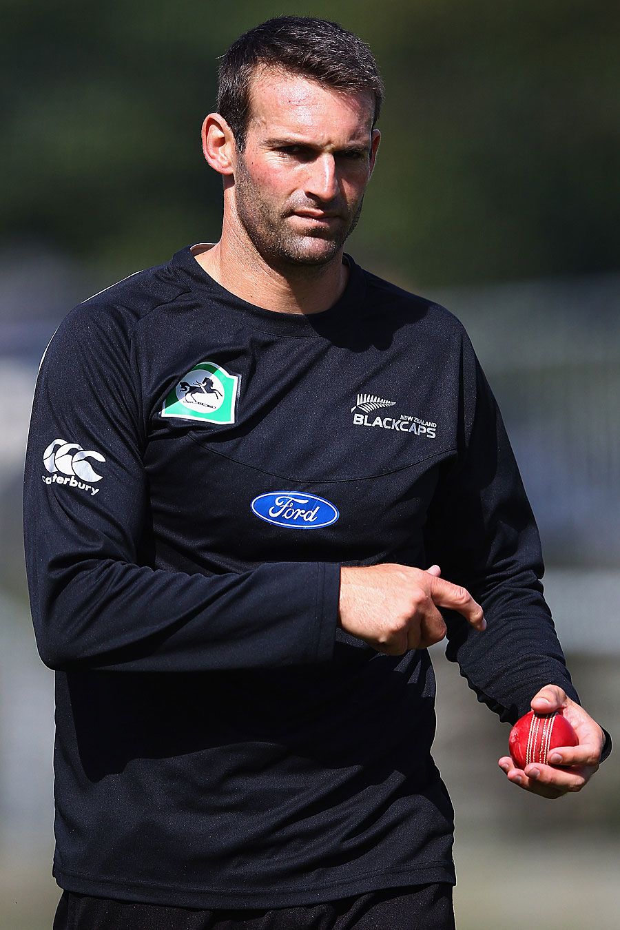 Andrew Ellis trains ahead of the Hamilton Test