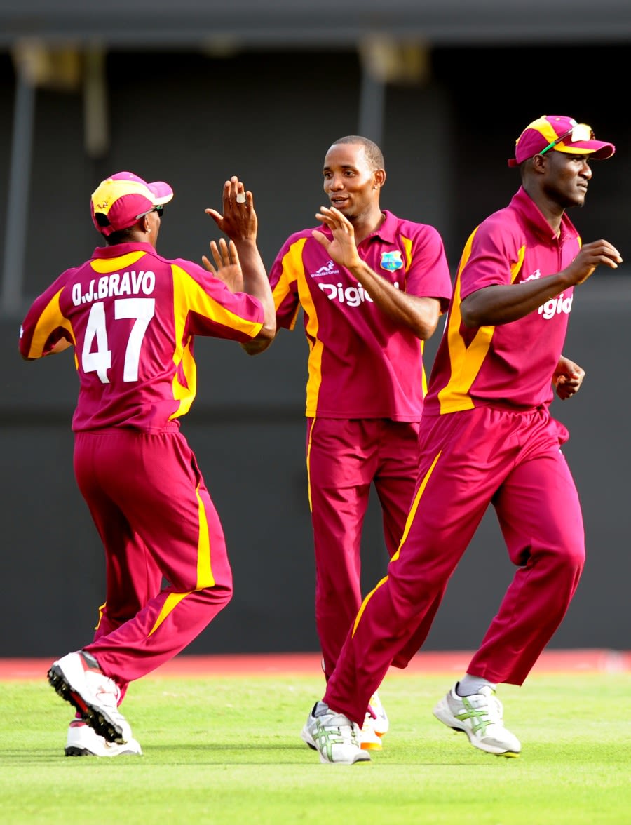 Garey Mathurin celebrates having Shane Watson caught