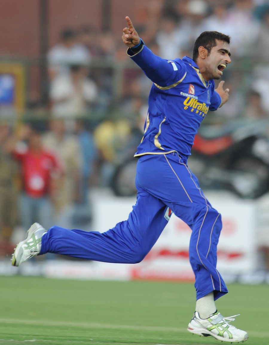 Amit Singh took two wickets in two balls