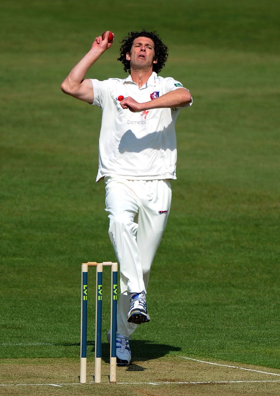 Charlie Shreck took 3 for 42 in Northamptonshire's first innings