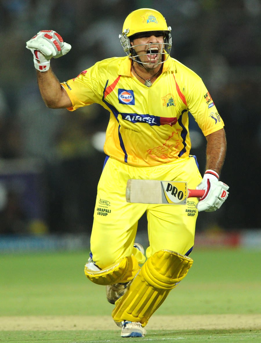 S Anirudha celebrates a tense victory
