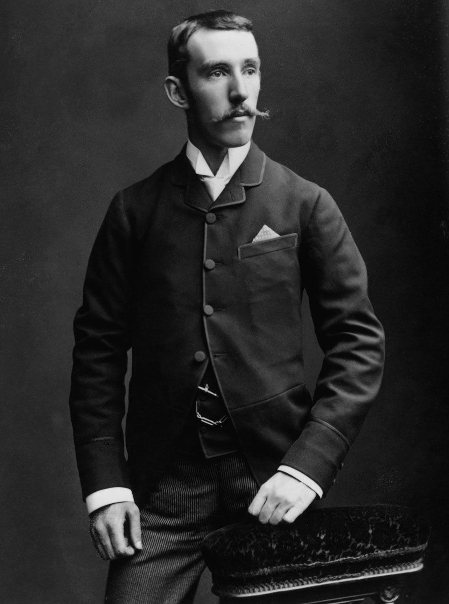 Hugh Trumble poses for a photo