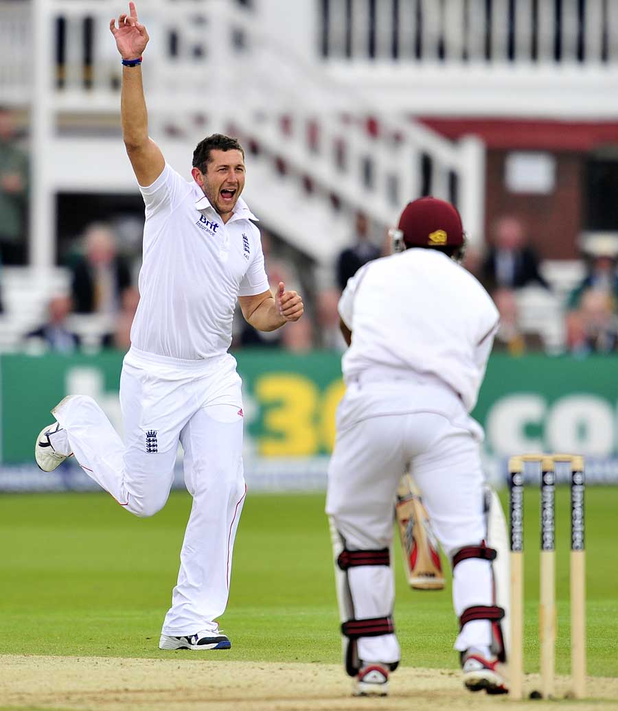 Tim Bresnan provided England with their first wicket