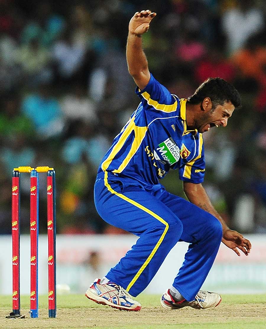 Kaushal Lokuarachchi picked up two quick wickets
